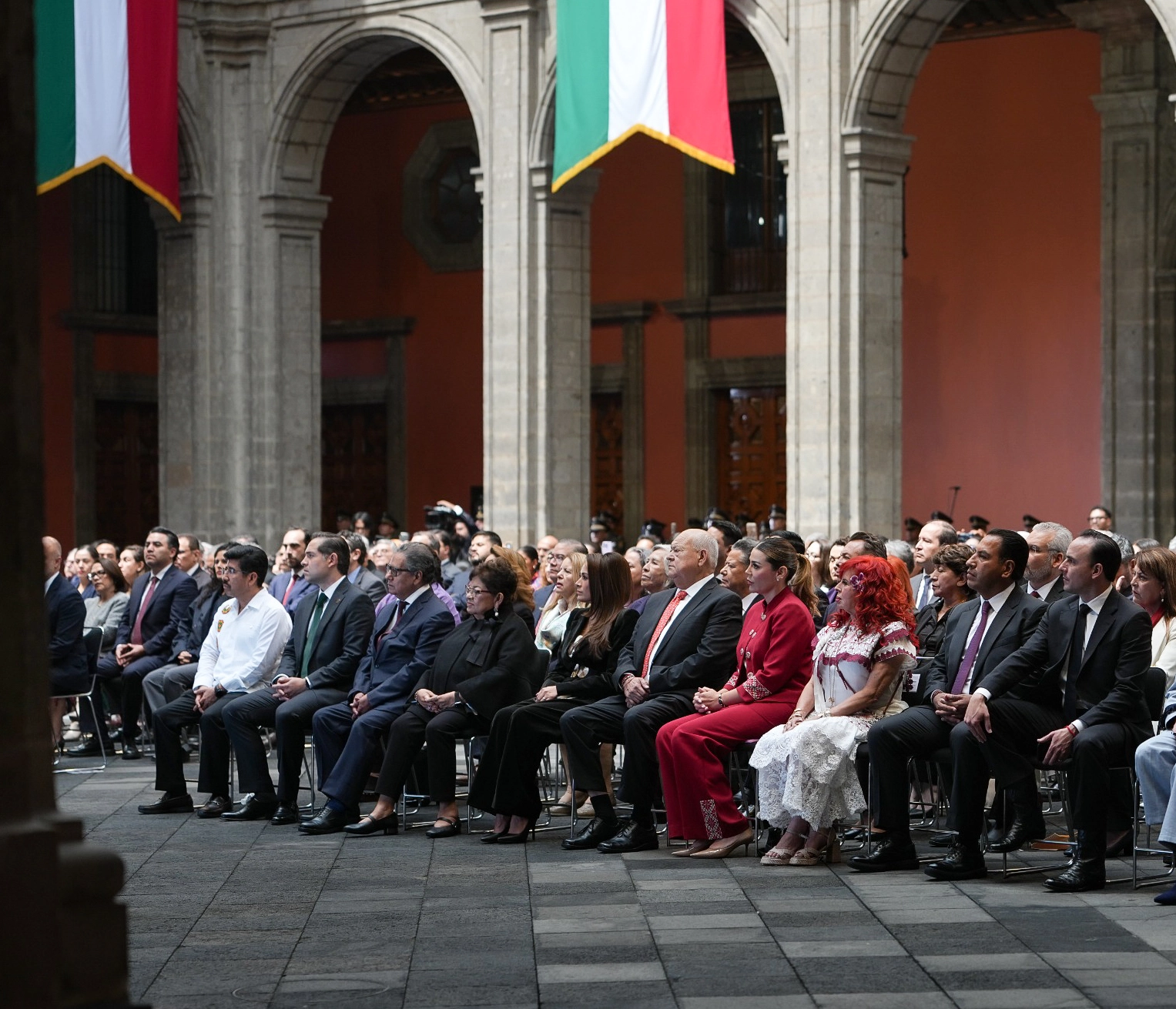 Tere Jiménez, presente en el segundo informe de gobierno de Claudia Sheinbaum