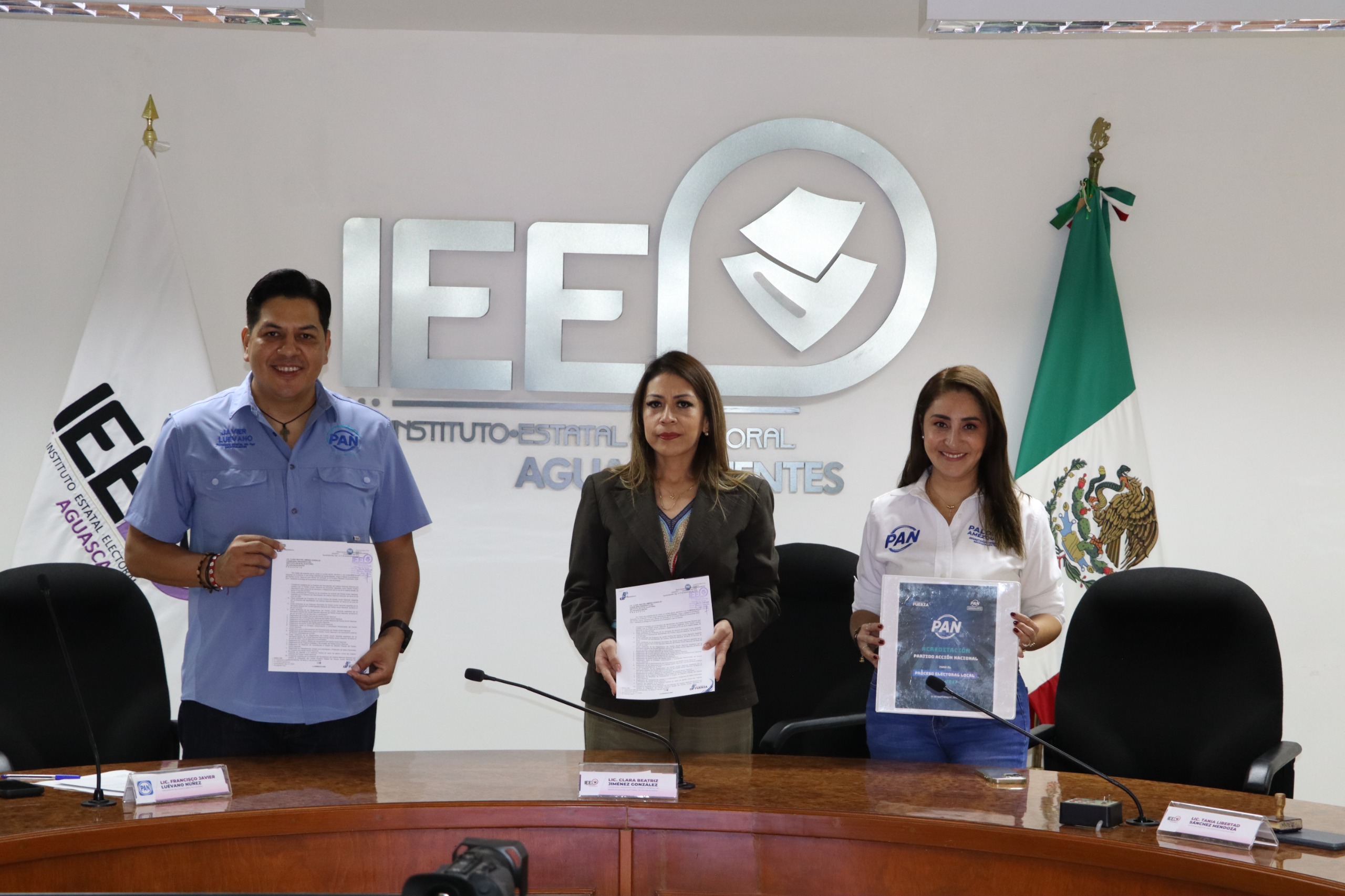 PAN formaliza ante el IEE su participación en el proceso electoral 2026-2027