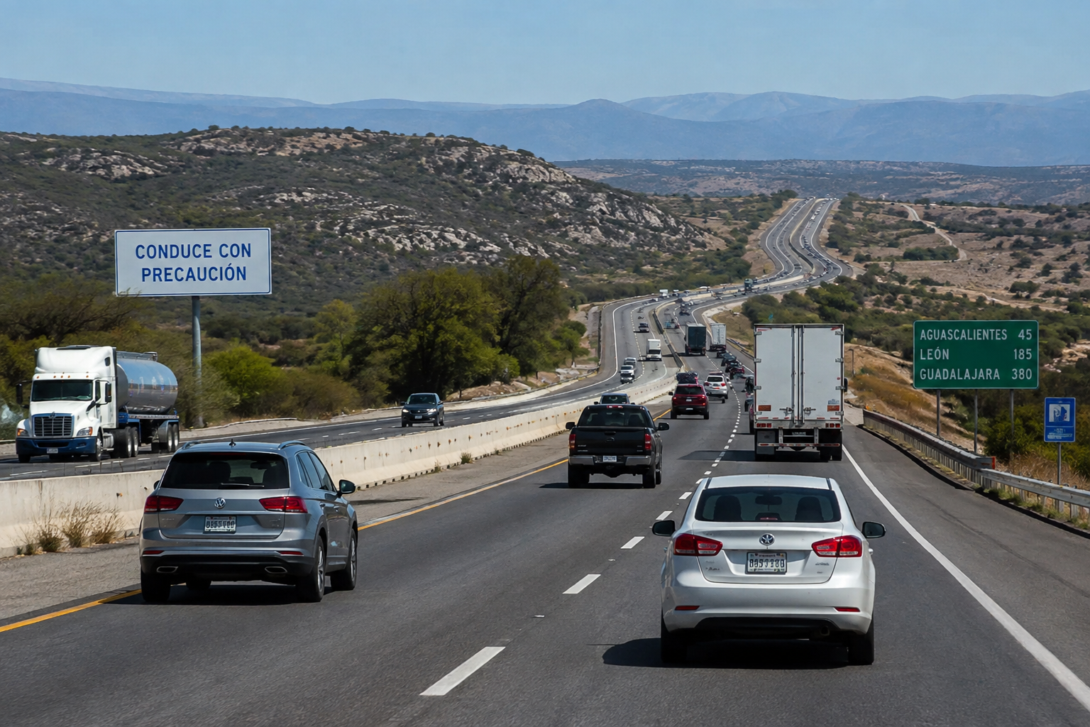 Recomiendan tomar precauciones al viajar por carretera ante posibles riesgos