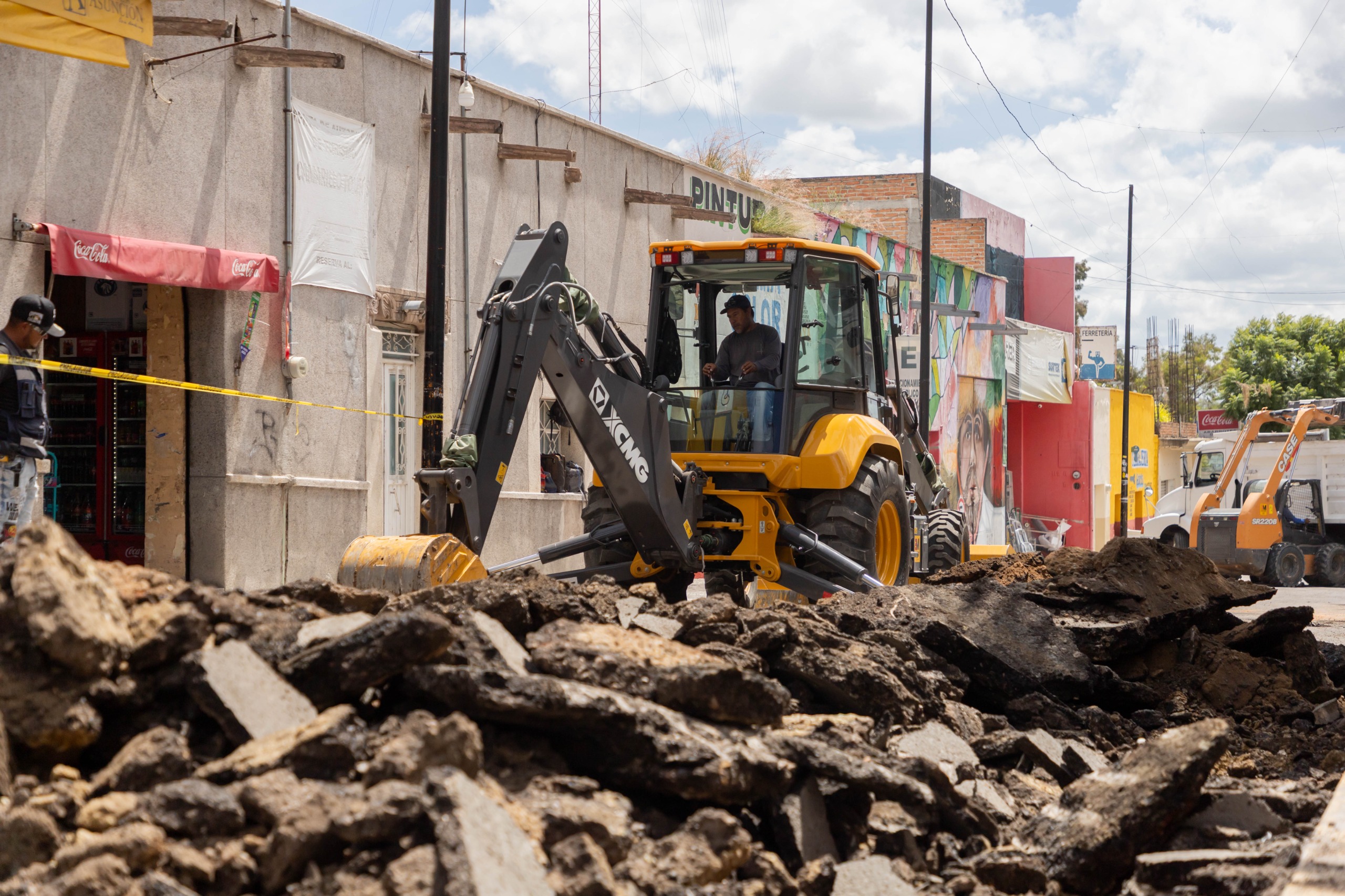 Arranca rehabilitación de la calle Miguel Hidalgo en Jesús María