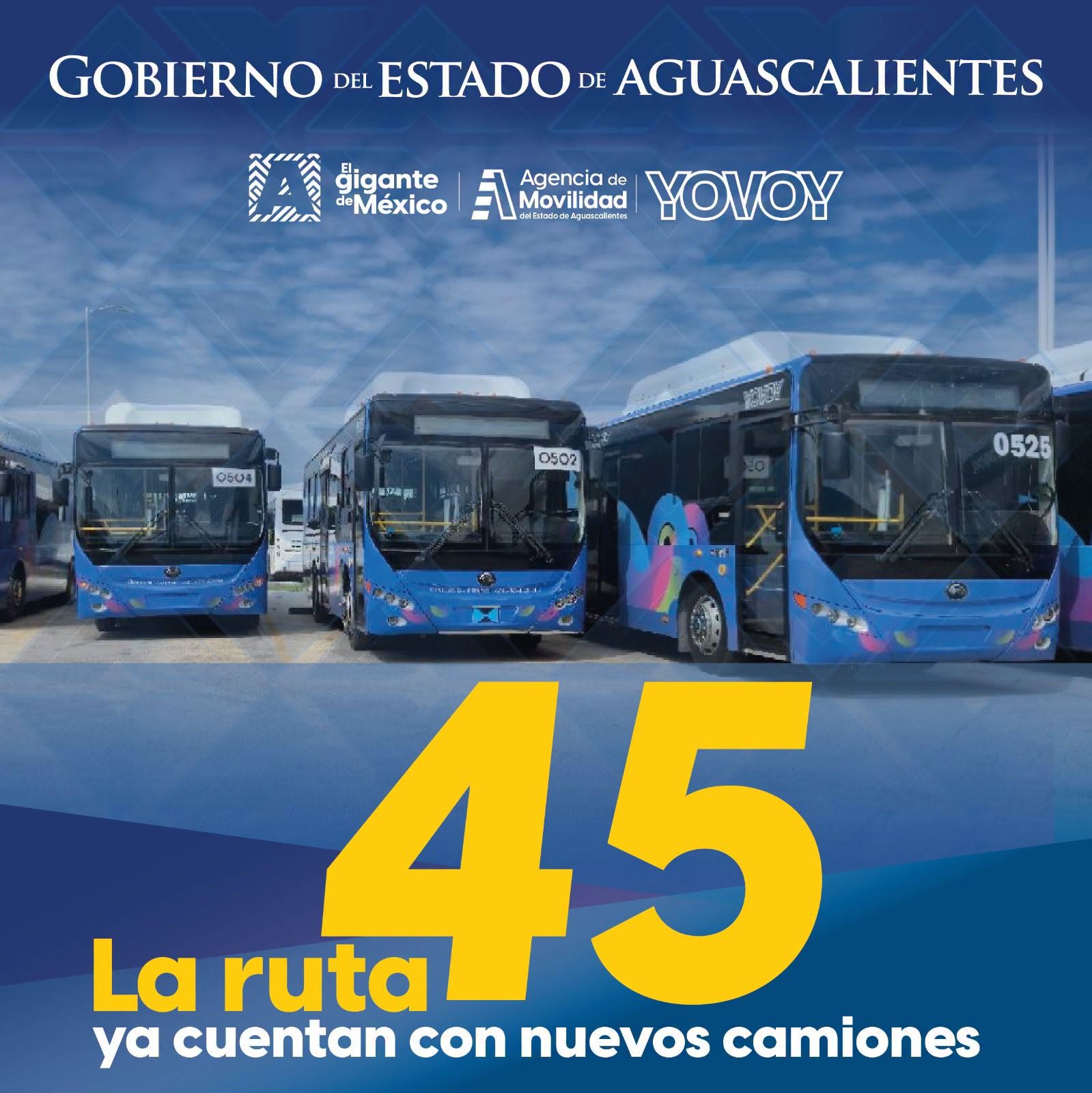 Ruta 45 incorpora 12 nuevos camiones para mejorar el servicio