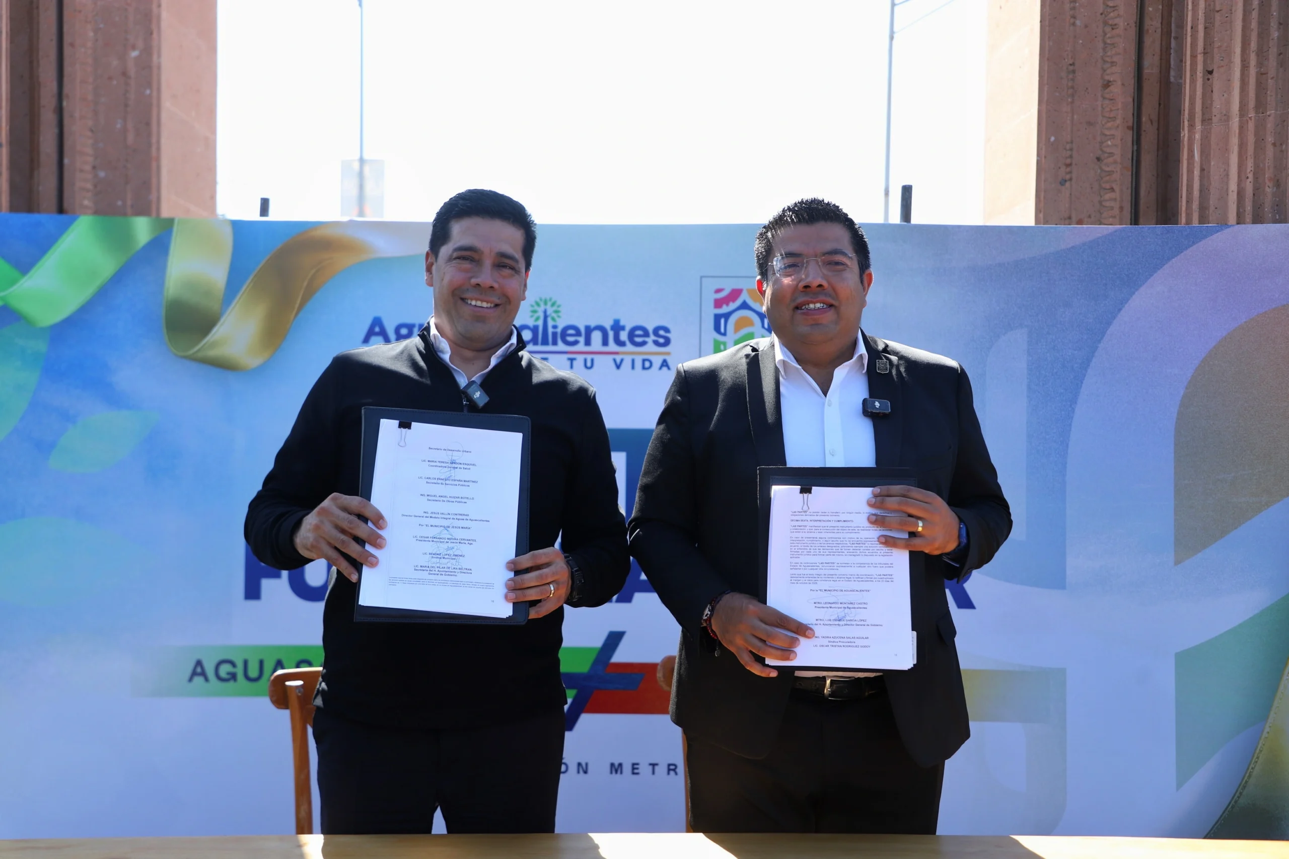 Aguascalientes y Jesús María firman convenio para intercambio de servicios públicos
