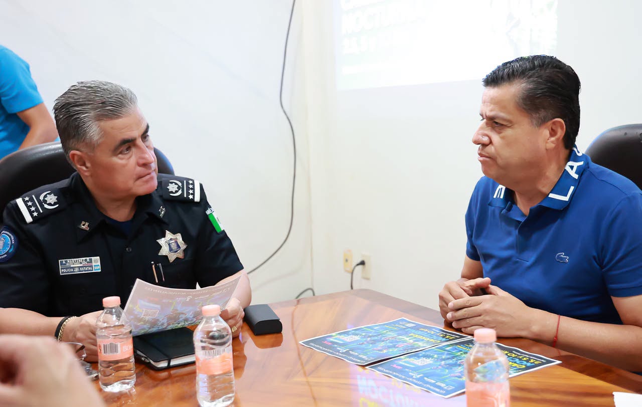 SSPE e IDEA coordinan operativo de seguridad para la Carrera Atlética Nocturna Copa Aguascalientes 2026