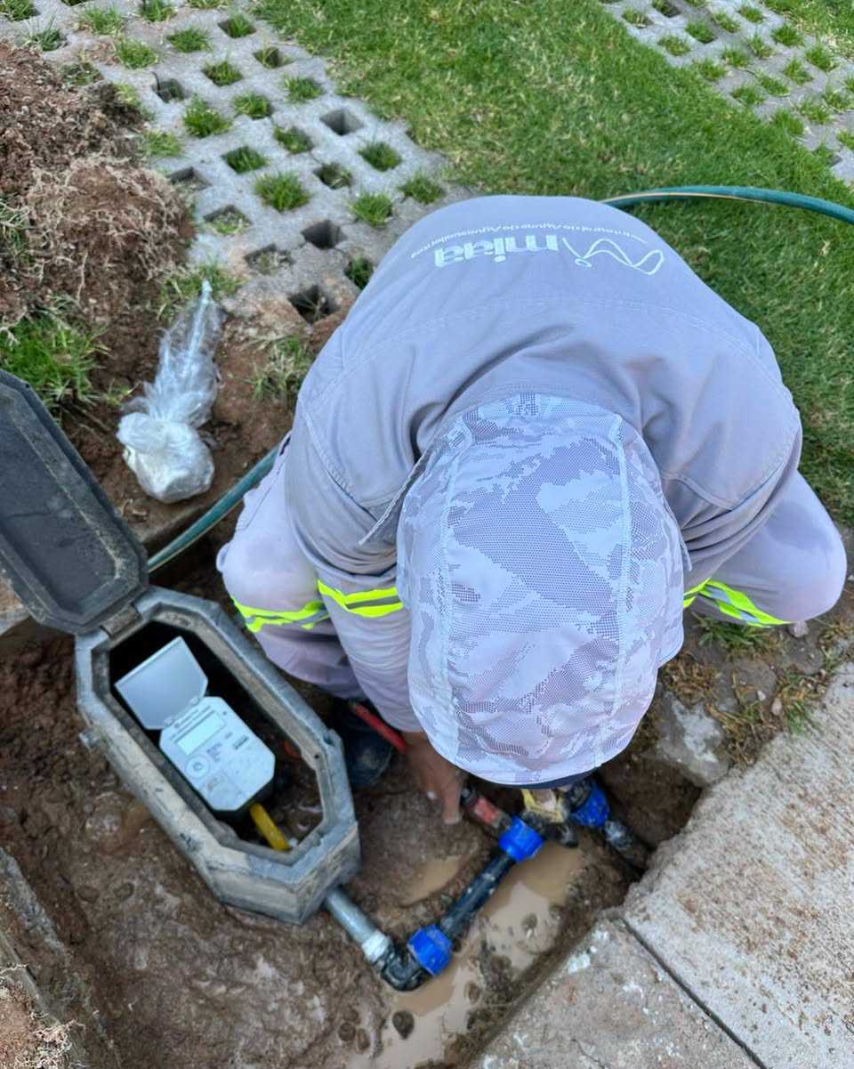 MIAA continúa con la instalación de medidores inteligentes en VNSA