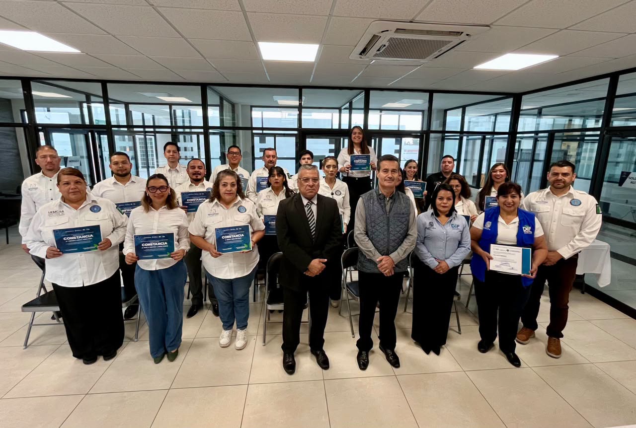 Personal de Medidas Cautelares de la SSPE concluye curso de Lengua de Señas Mexicana